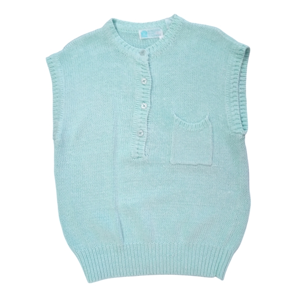 Vintage Windsor shirt company sleeveless knit sweater size M